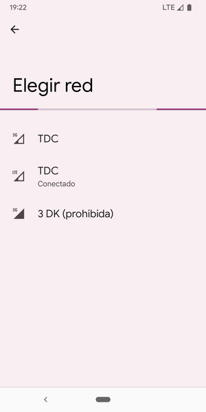 Espere a que la búsqueda termine