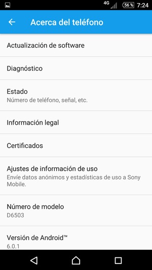 Seleccione Actualización de software