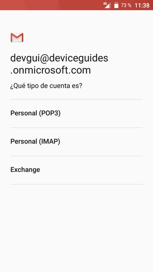 Seleccione Exchange