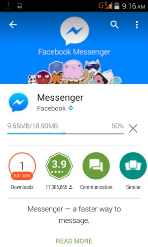 Wait for the installation process to finish