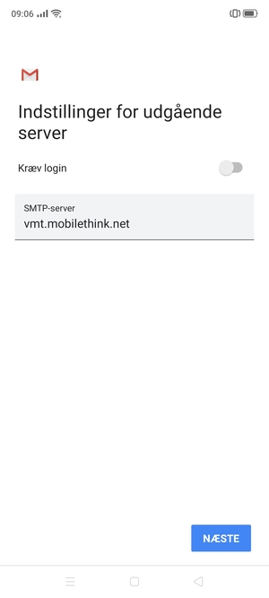 Slå Kræv login fra og vælg NÆSTE