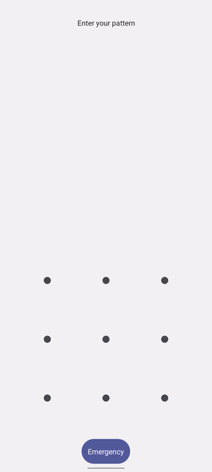 Your phone is now secure with a screen lock