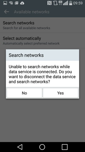 Select Yes