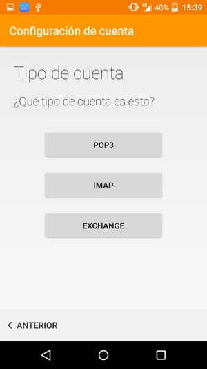 Seleccione EXCHANGE