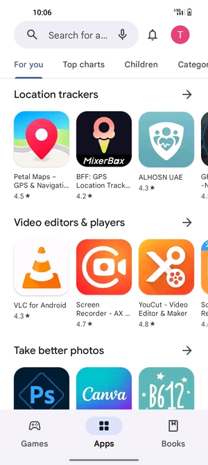 Select the Search bar