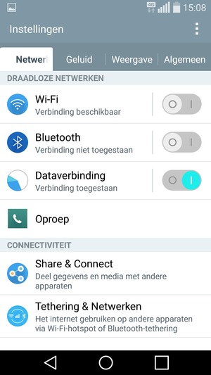 Selecteer Algemeen