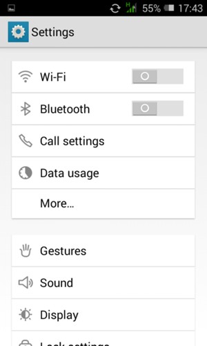 Select Wi-Fi