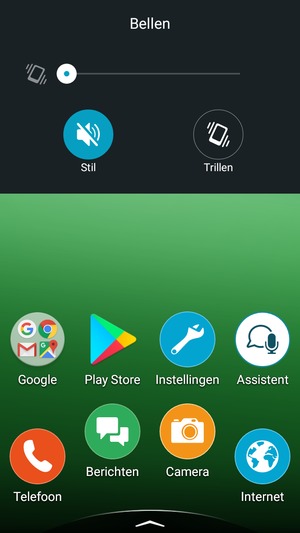 Selecteer Stil voor stille modus