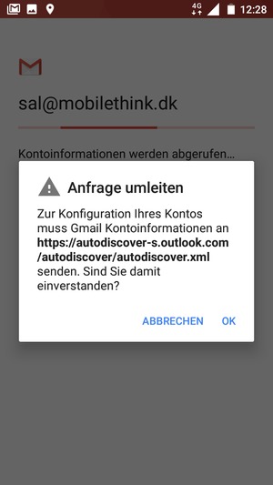 Wählen Sie OK
