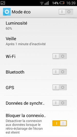 Activer le Bloquer la connexion
