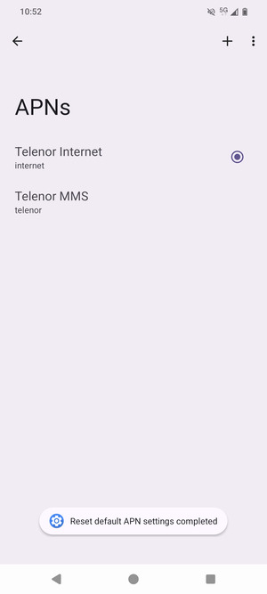 Select New APN