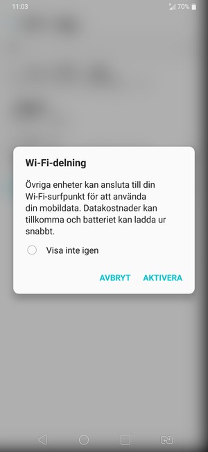 Välj AKTIVERA