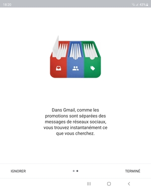 Sélectionnez TERMINÉ