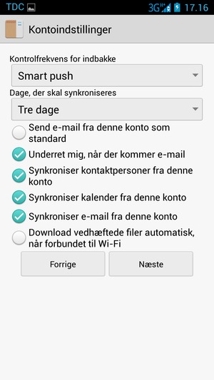 Vælg Næste