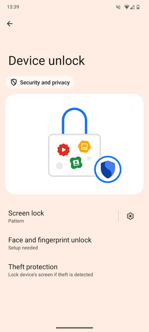 Your phone is now secure with a screen lock