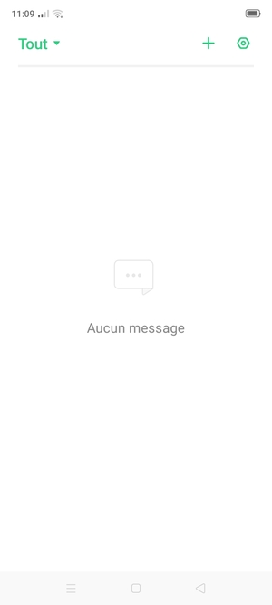 Sélectionnez le bouton du Paramètres