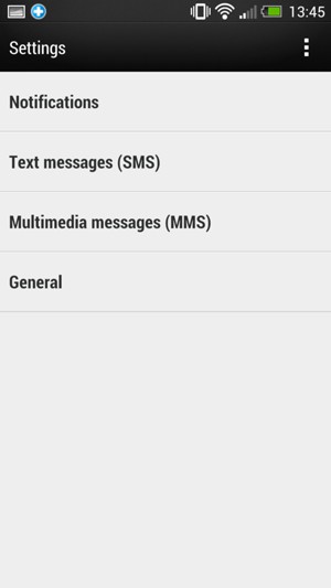 Select Text messages (SMS)