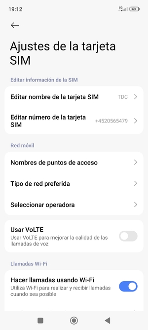 Seleccione Nombres de puntos de acceso