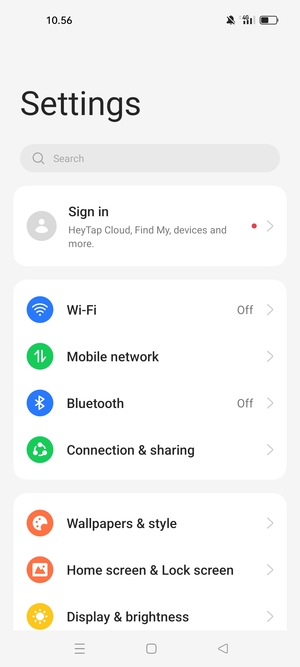 Select Wi-Fi