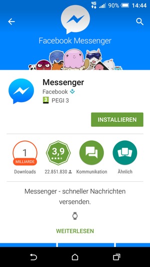 Wählen Sie INSTALLIEREN