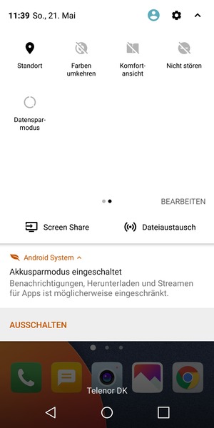 Schalten Sie Standort aus