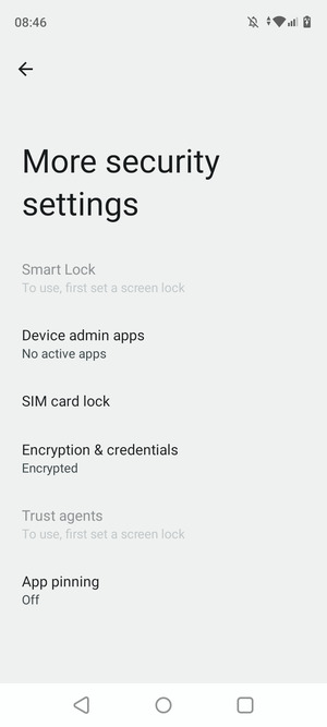 Select SIM card lock