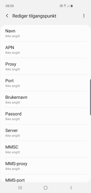 Skriv inn MMS-informasjon