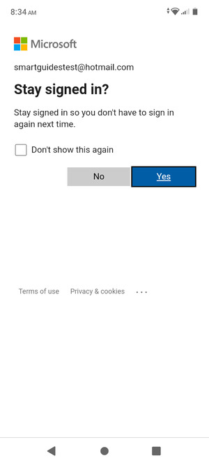 Select your preferred option