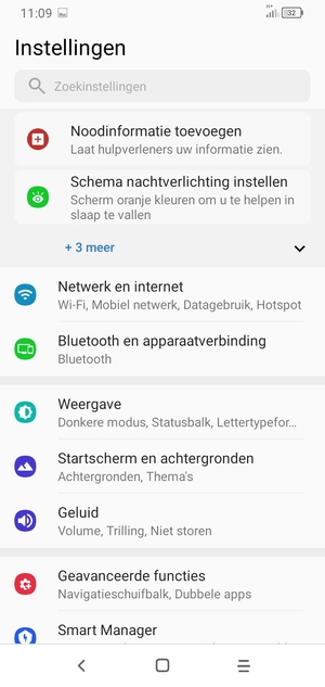 Selecteer Netwerk en internet