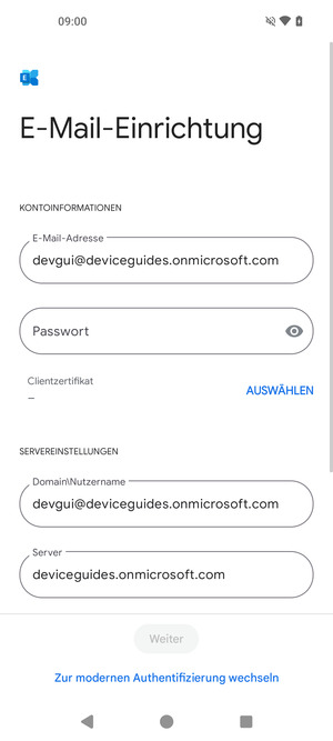 Geben Sie Ihre Passwort ein