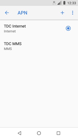 Seleziona il tasto Menu