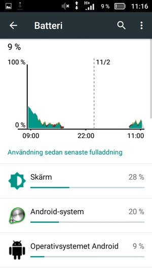 Tryck på Meny-knappen