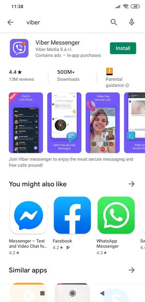 Select the app