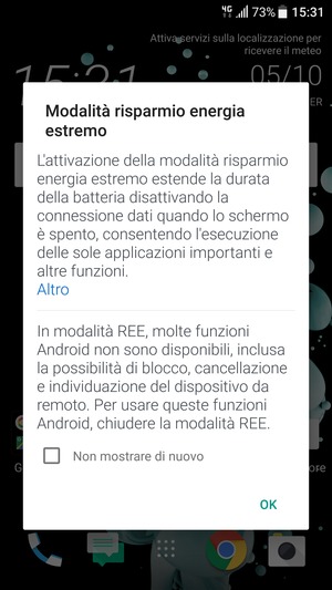 Seleziona OK