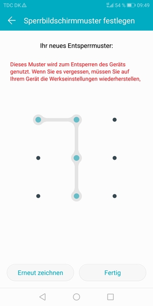 Wählen Sie Fertig
