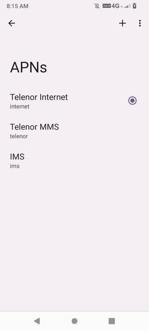 Select the Menu button