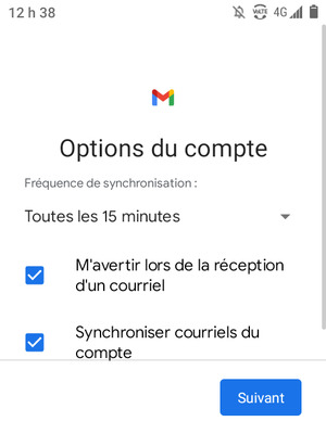 Sélectionnez Suivant