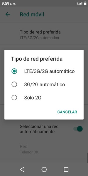 Seleccione su opción preferida