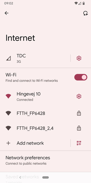 You are now connected to the Wi-Fi network