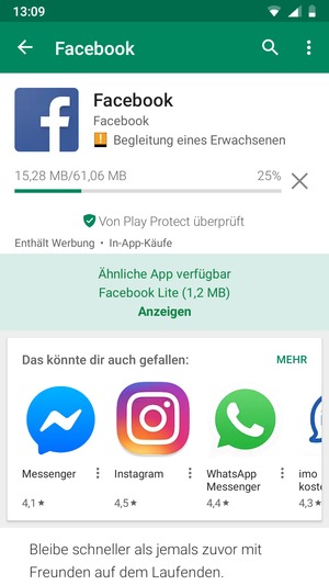 Warten Sie, bis der Installationsprozess  beendet ist