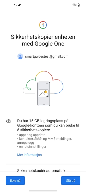 Velg Slå på