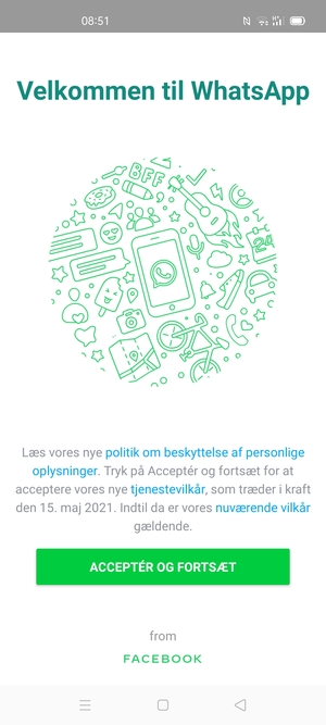 Din app er klar til brug