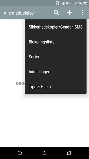 Vælg Indstillinger