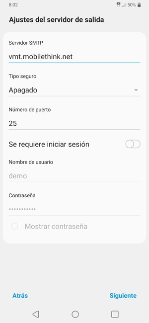 Desactive Se requiere iniciar sesión y seleccione Siguiente