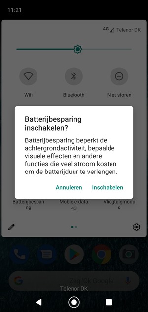 Selecteer Inschakelen