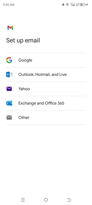 Select Outlook, Hotmail, and Live