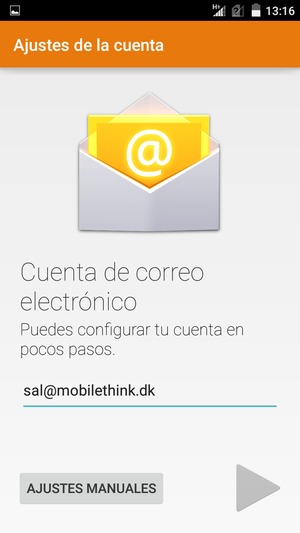 Introduzca su Dirección de correo electrónico y seleccione Siguiente