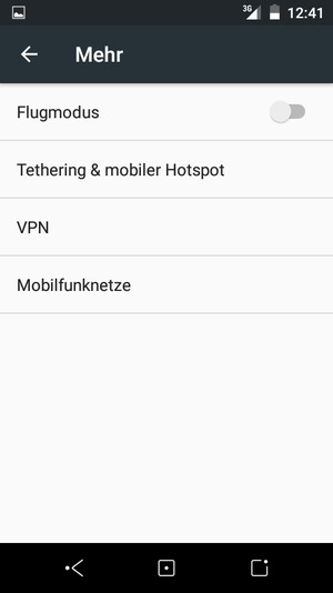 Wählen Sie Mobilfunknetze