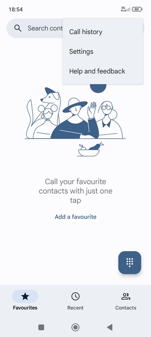 Select Settings