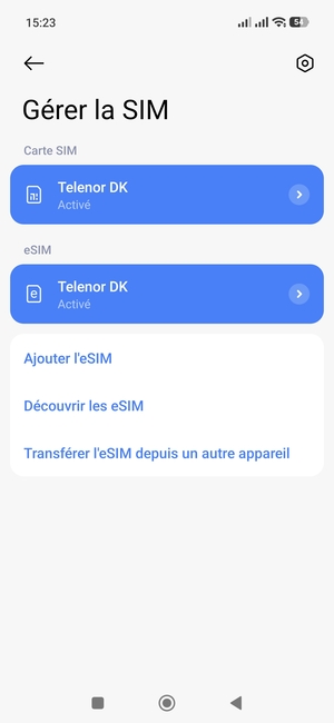 Votre eSIM est maintenant activée